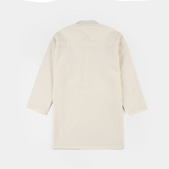 Infant Boys Poly Viscose 3-Piece Suit (After Glow) - Off-White