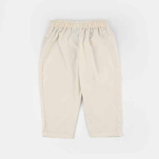 Infant Boys Poly Viscose 3-Piece Suit (After Glow) - Off-White