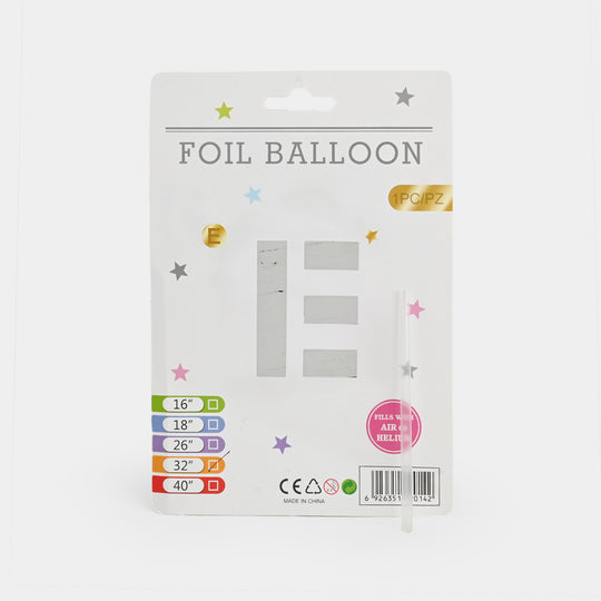 32-Inch Tall Letter Foil Balloons For Celebrations