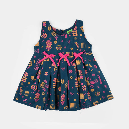 Infant Girls Poly Cambric Suit (2 Piece) - Teal