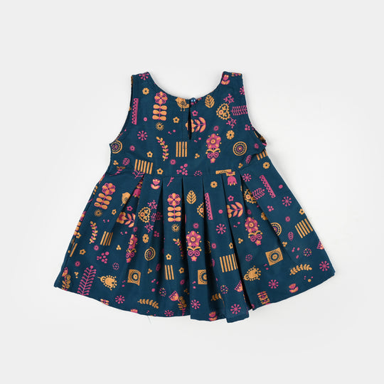 Infant Girls Poly Cambric Suit (2 Piece) - Teal