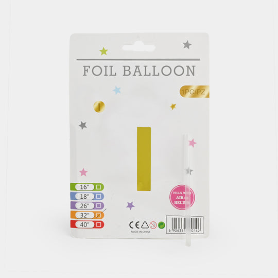 32-Inch Tall Letter Foil Balloons For Celebrations