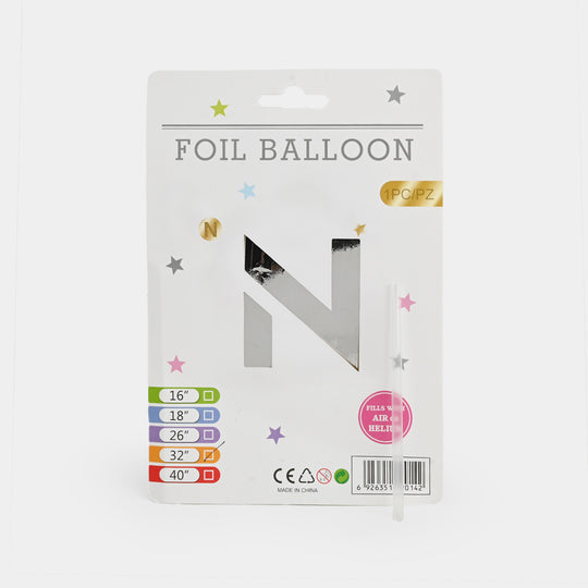 32-Inch Tall Letter Foil Balloons For Celebrations