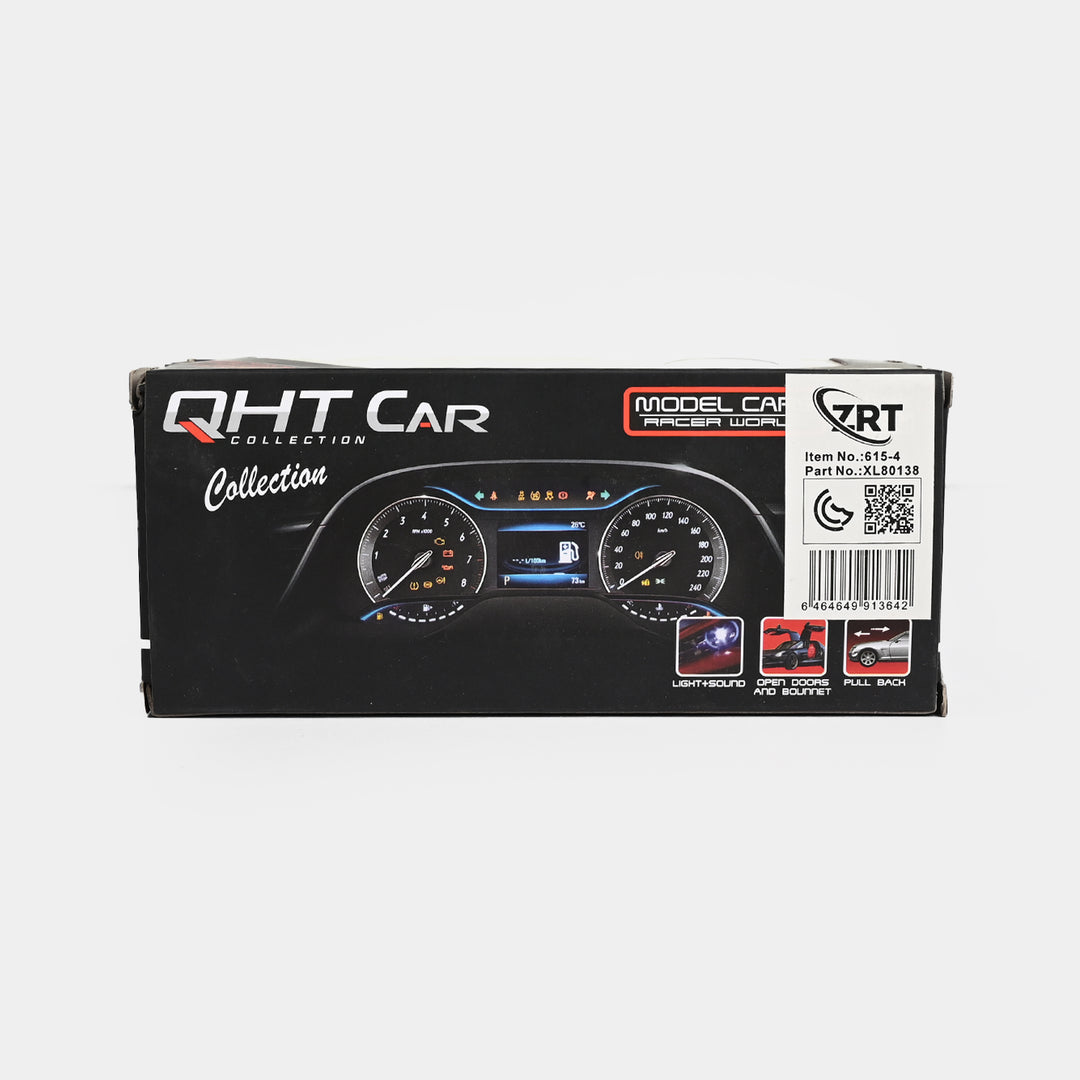 Die-Cast Model Car with Light & Sound for Kids