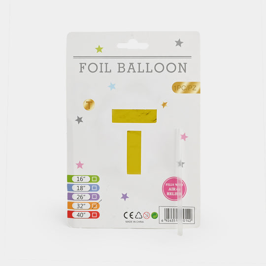 32-Inch Tall Letter Foil Balloons For Celebrations