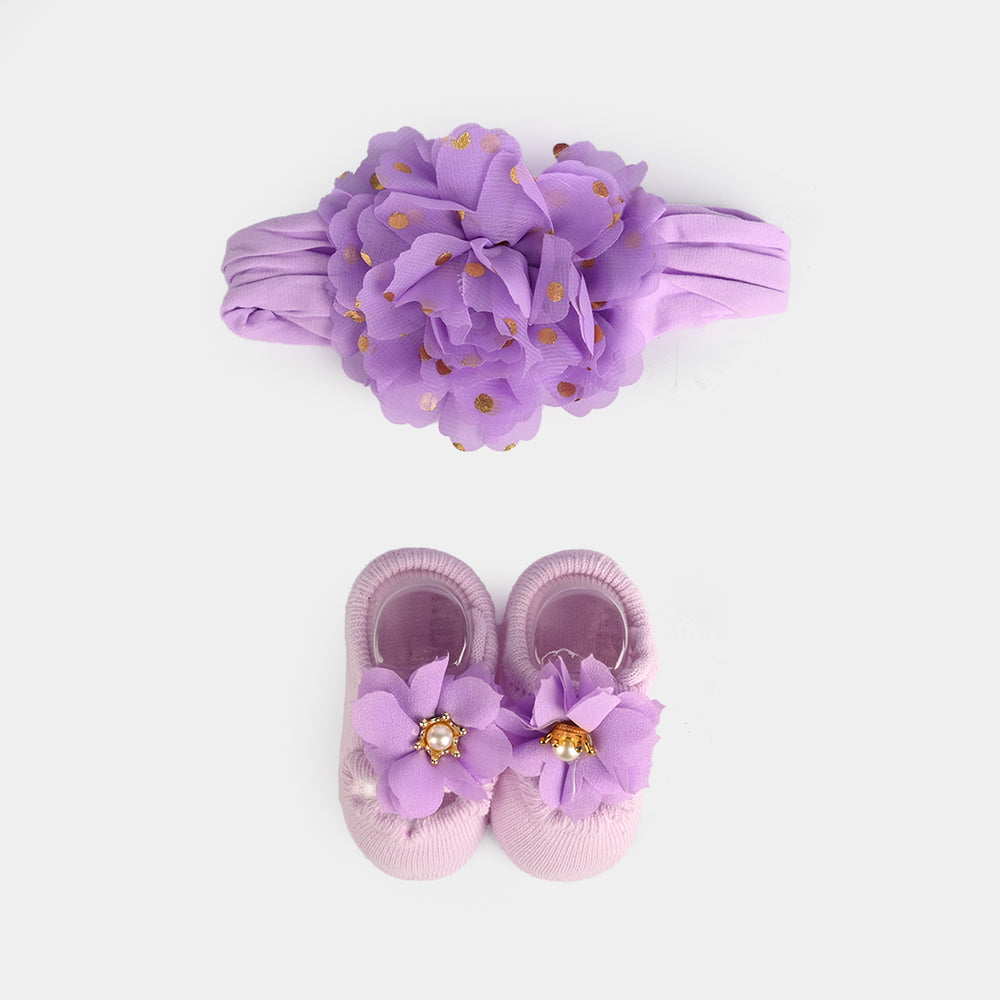 Baby Gift Set Socks With Headband | 0M+