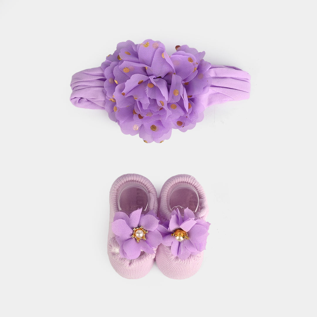 Baby Gift Set Socks With Headband | 0M+