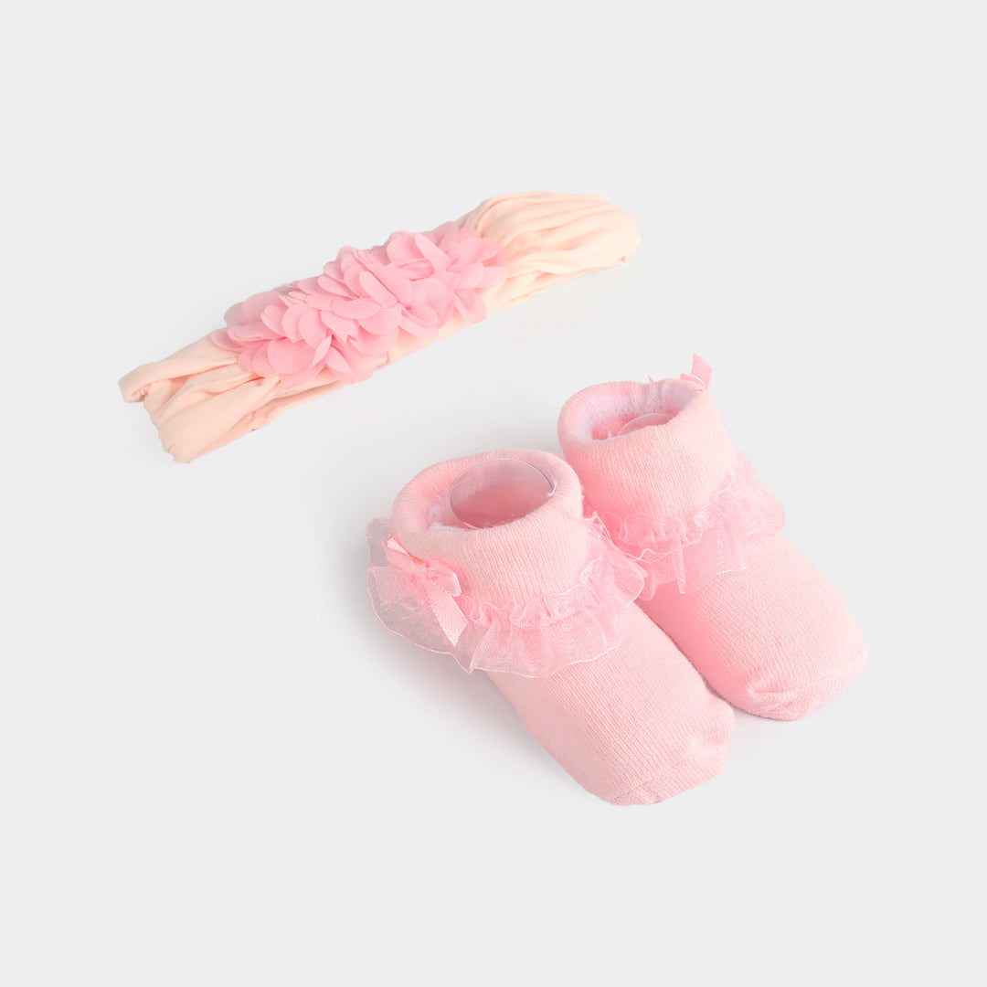 Baby Gift Set Socks With Headband | 0M+