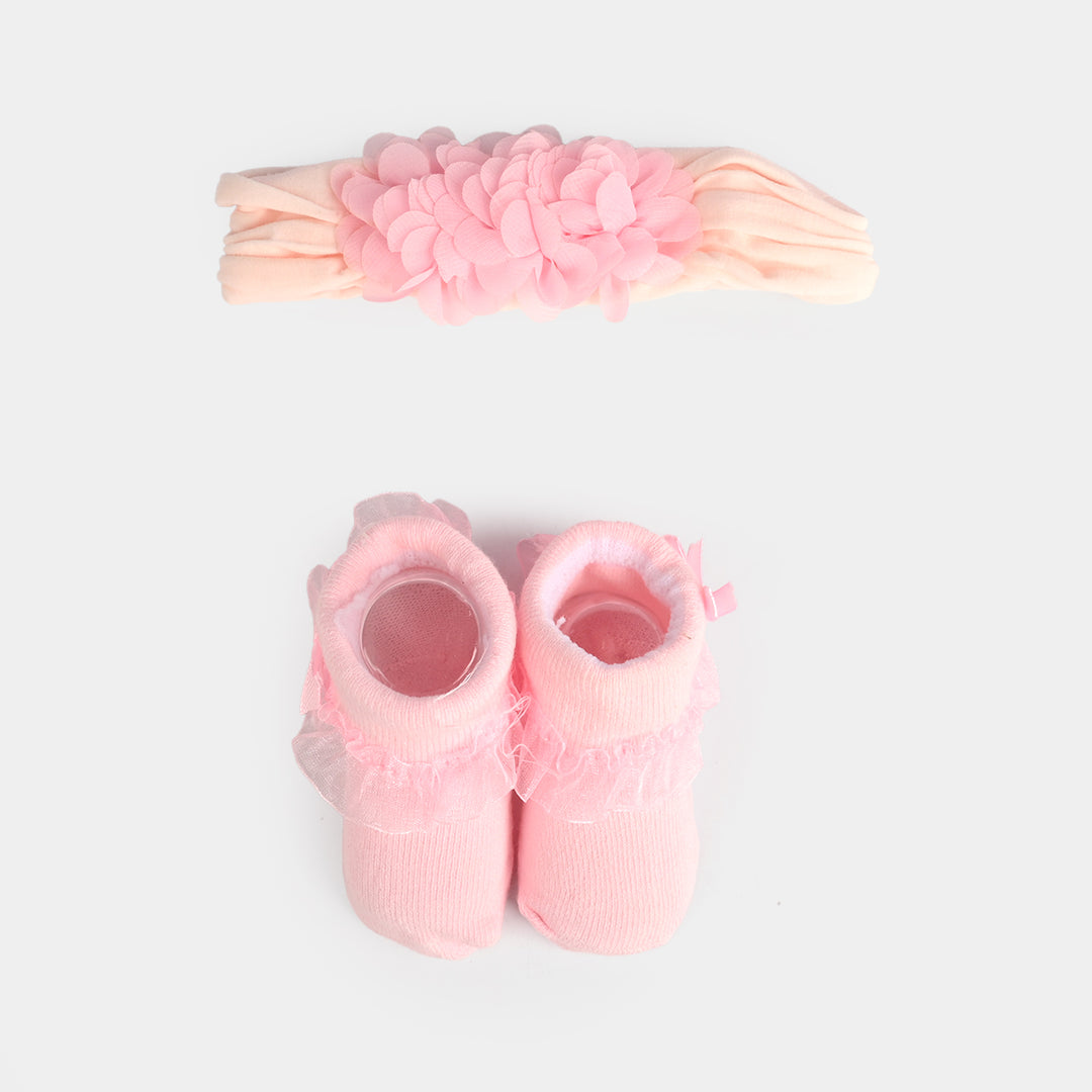 Baby Gift Set Socks With Headband | 0M+