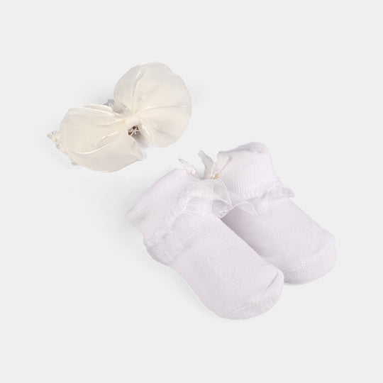 Baby Gift Set Socks With Headband | 0M+