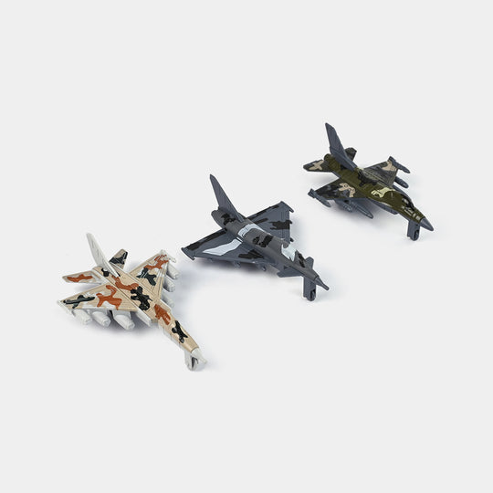 Alloy Slided Fighter Plane 3Pcs Set