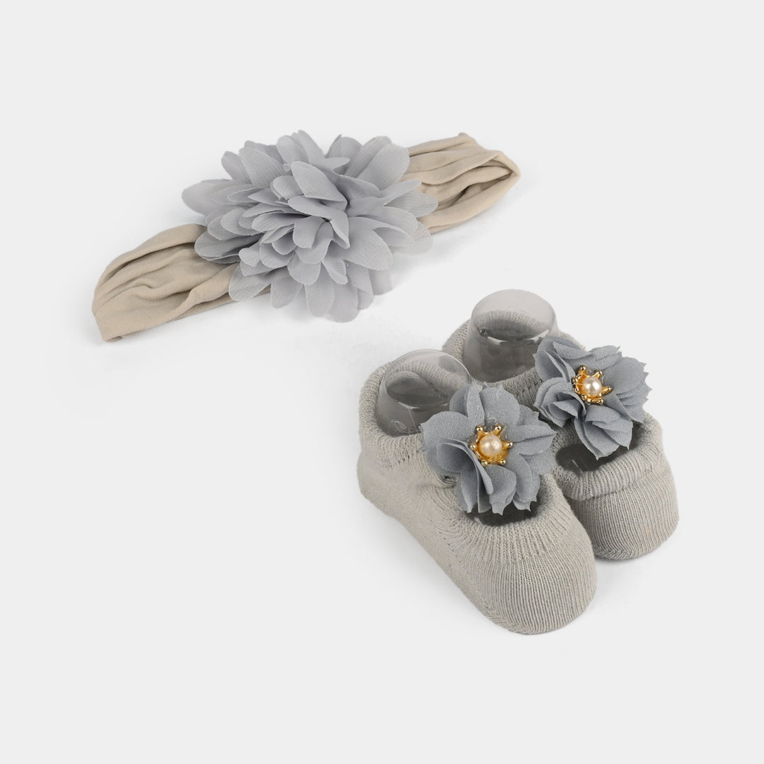 Baby Gift Set Socks With Headband | 0M+