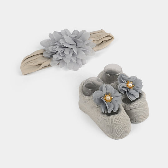Baby Gift Set Socks With Headband | 0M+
