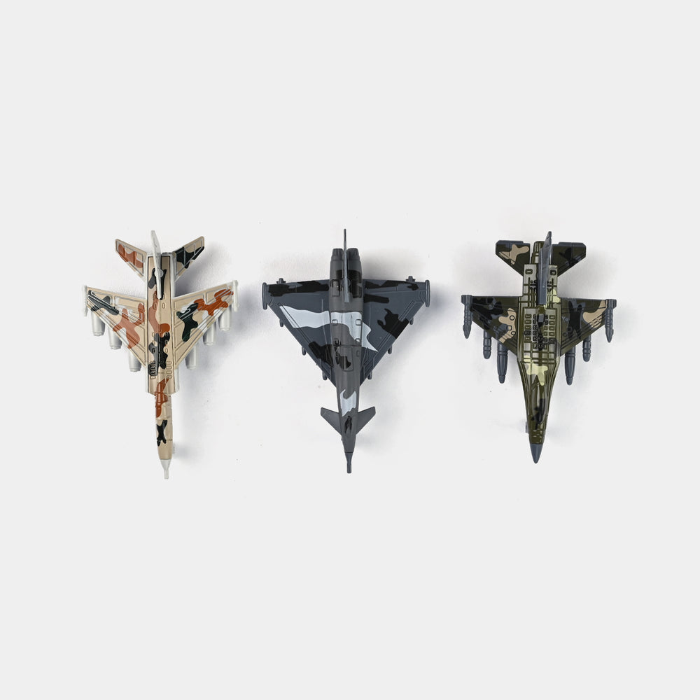 Alloy Slided Fighter Plane 3Pcs Set