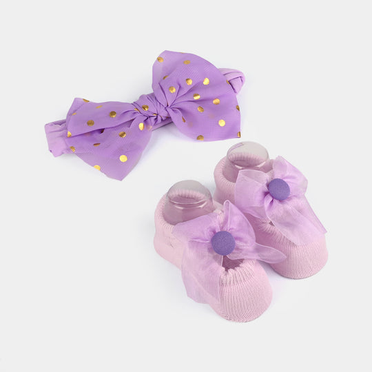 Baby Gift Set Socks With Headband | 0M+