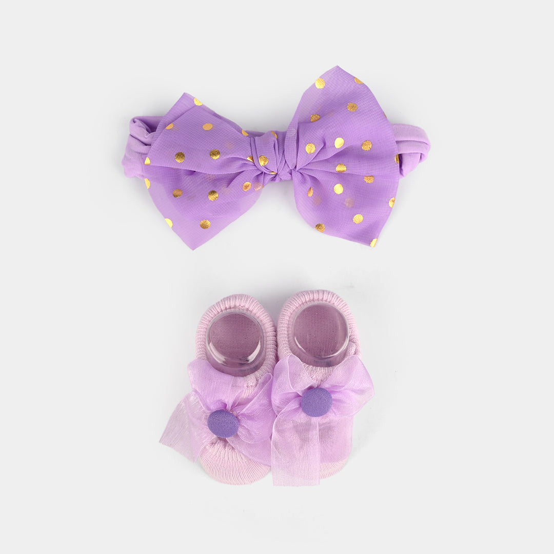 Baby Gift Set Socks With Headband | 0M+