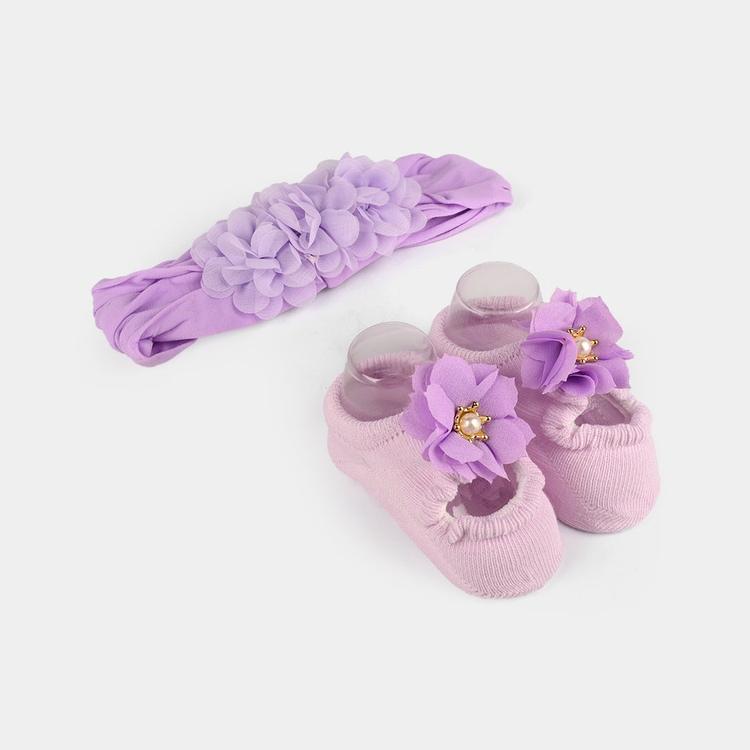 Baby Gift Set Socks With Headband | 0M+