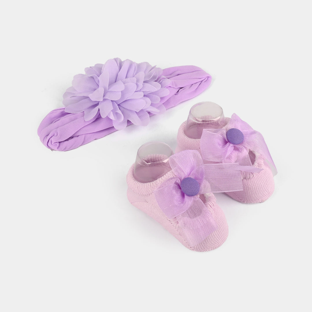 Baby Gift Set Socks With Headband | 0M+