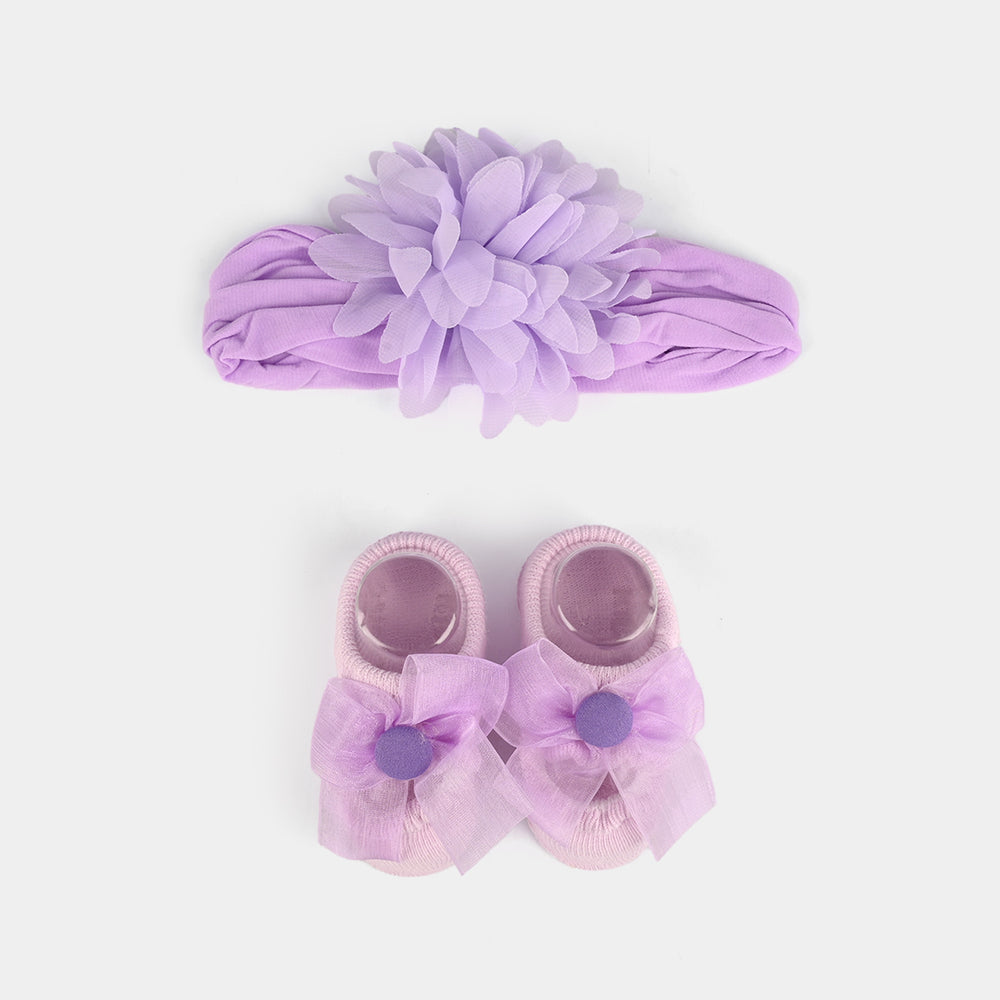 Baby Gift Set Socks With Headband | 0M+
