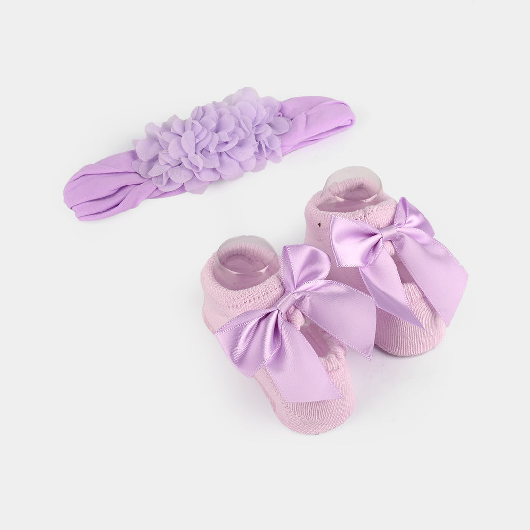 Baby Gift Set Socks With Headband | 0M+