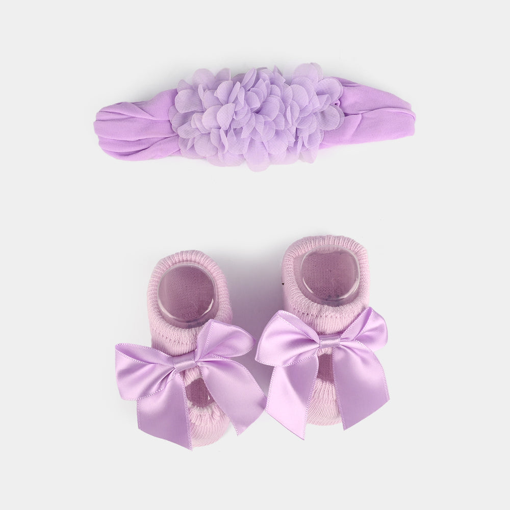 Baby Gift Set Socks With Headband | 0M+