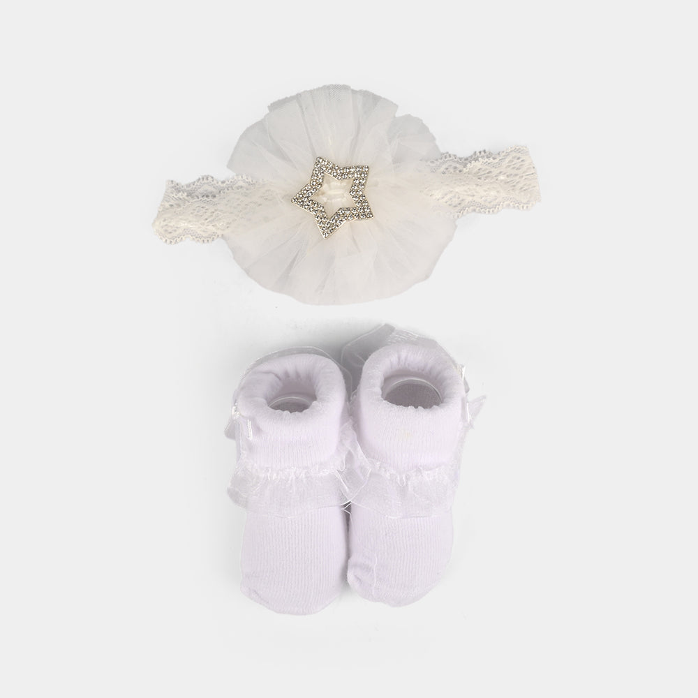 Baby Gift Set Socks With Headband | 0M+
