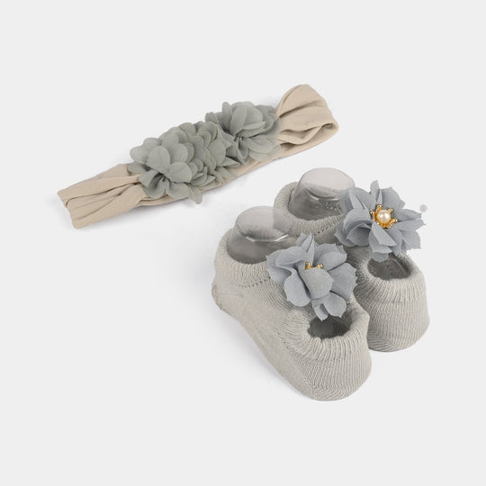 Baby Gift Set Socks With Headband | 0M+