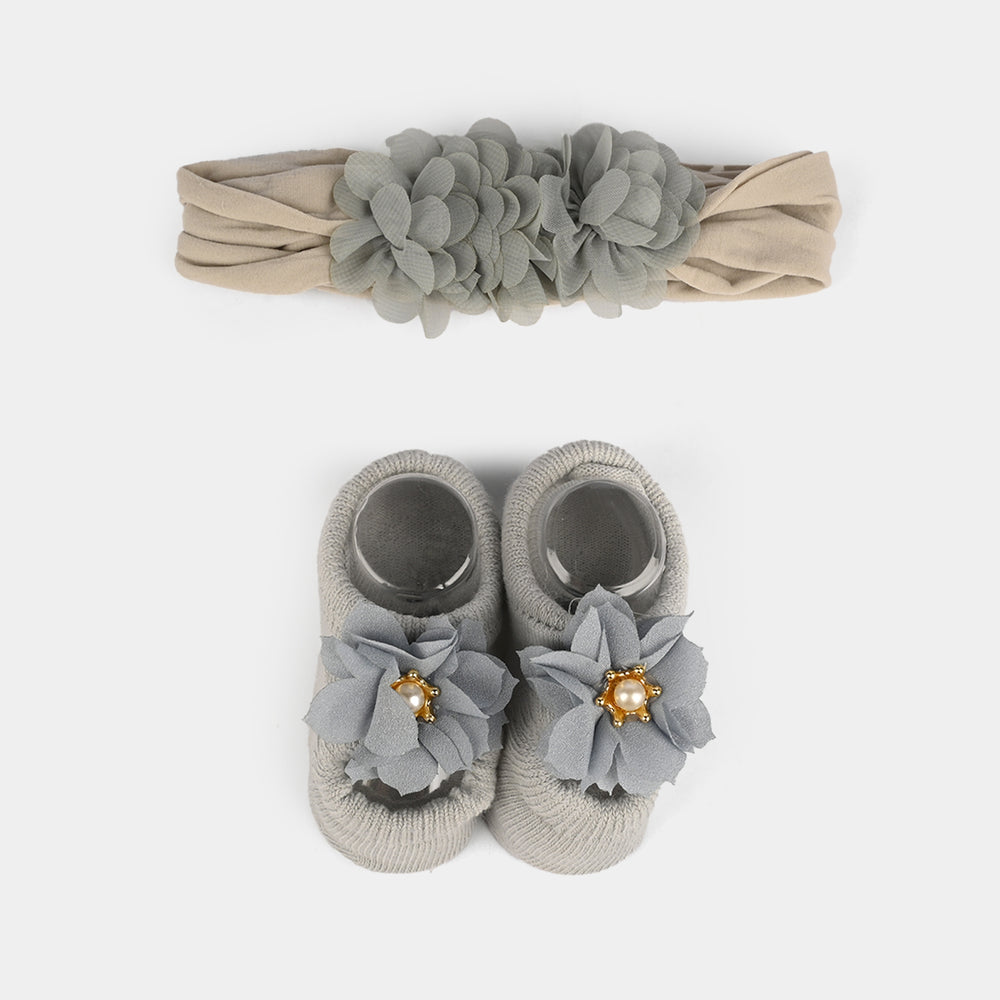 Baby Gift Set Socks With Headband | 0M+