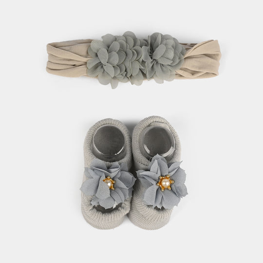Baby Gift Set Socks With Headband | 0M+
