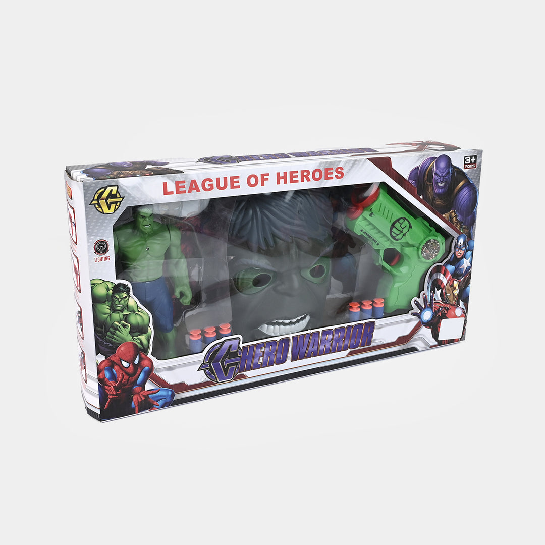 Action Figure Set with Dart Blaster