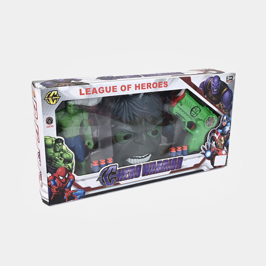 Action Figure Set with Dart Blaster