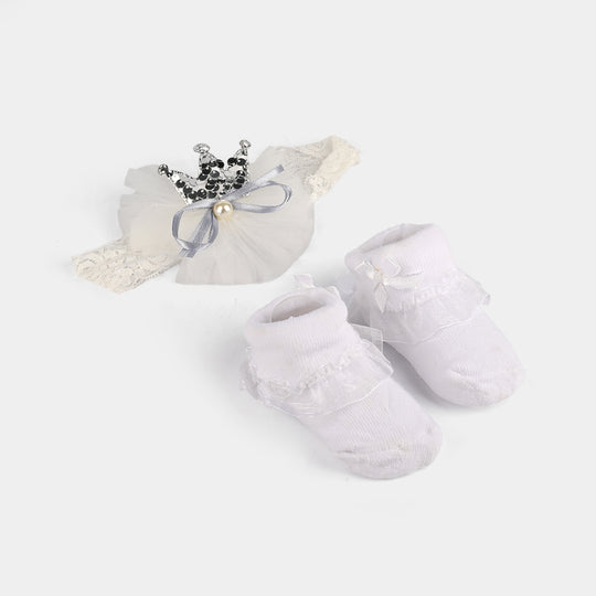 Baby Gift Set Socks With Headband | 0M+