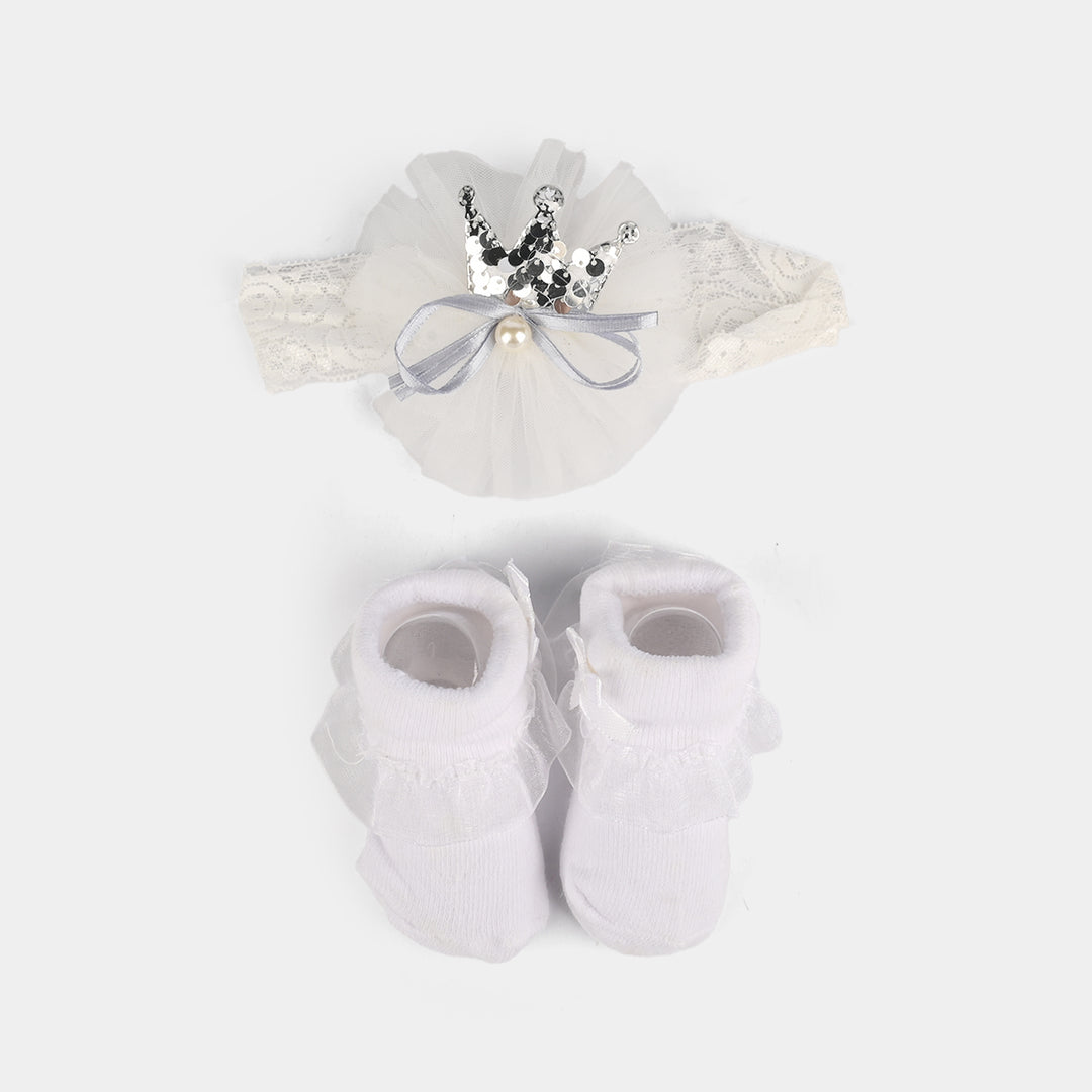 Baby Gift Set Socks With Headband | 0M+