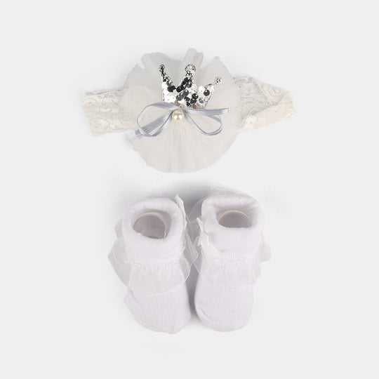 Baby Gift Set Socks With Headband | 0M+