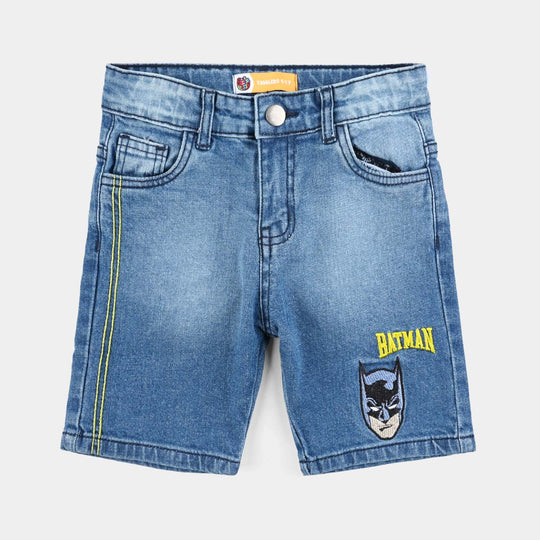 Boys Denim Viscose Short-Light Blue