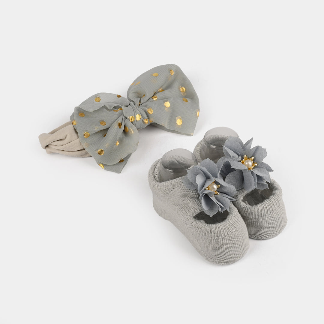 Baby Gift Set Socks With Headband | 0M+