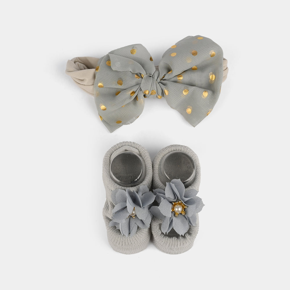 Baby Gift Set Socks With Headband | 0M+