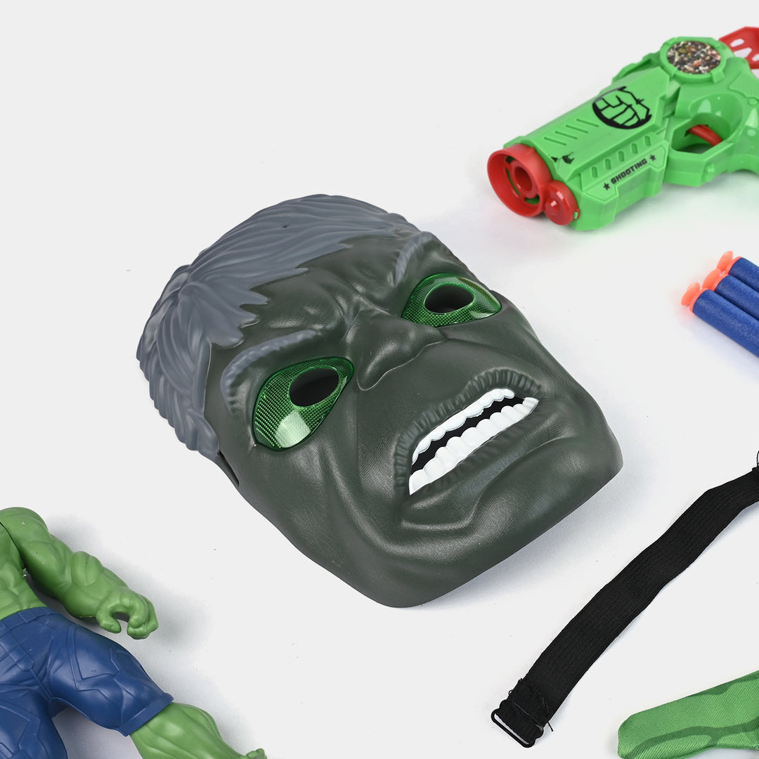 Action Figure Set with Dart Blaster