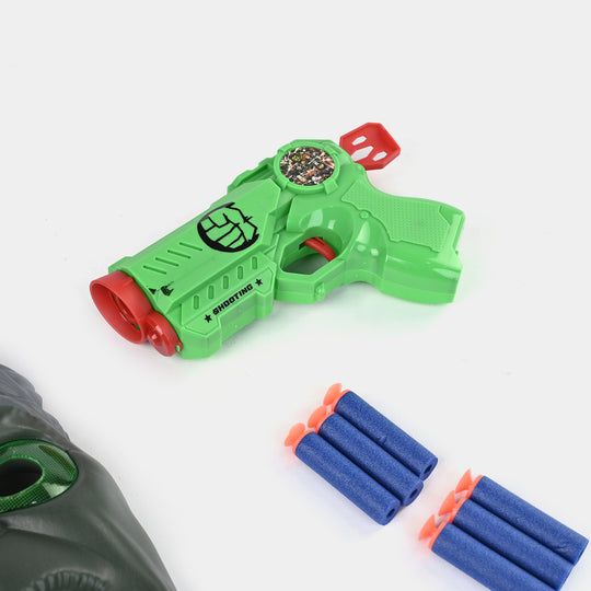 Action Figure Set with Dart Blaster