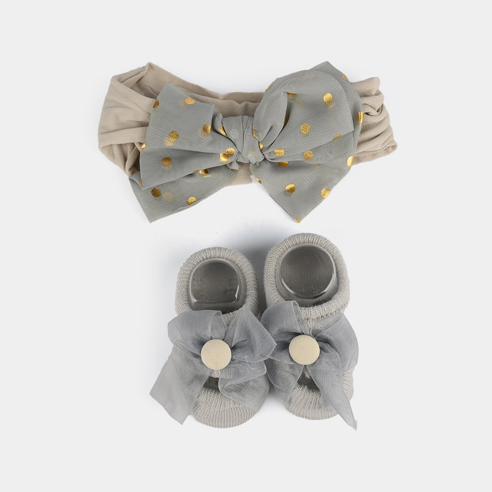 Baby Gift Set Socks With Headband | 0M+