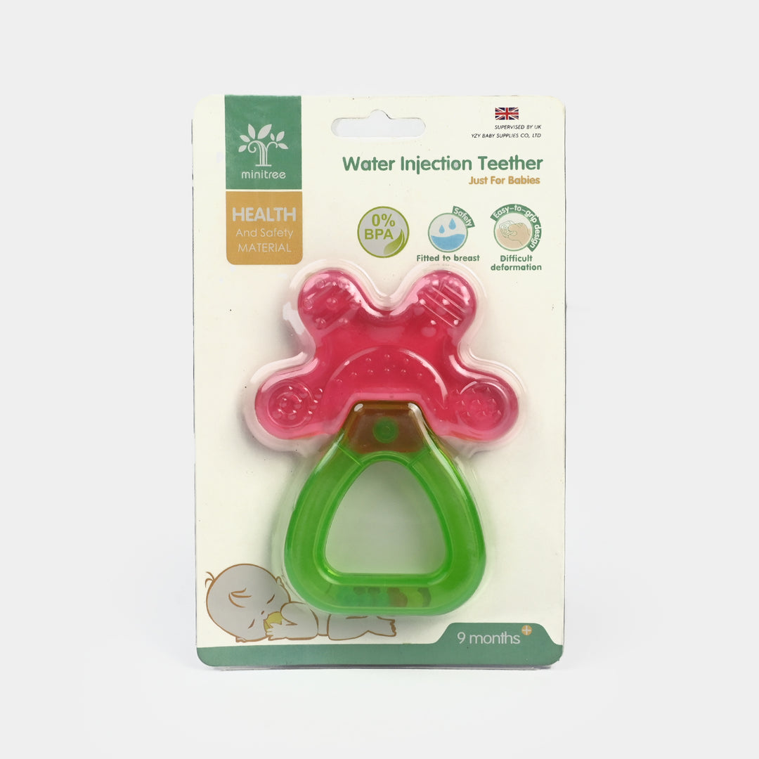 Water Injection Teether - Green Pink