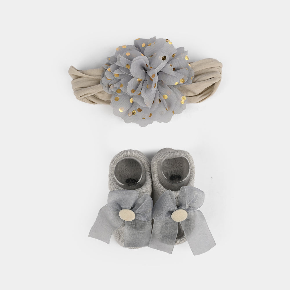 Baby Gift Set Socks With Headband | 0M+