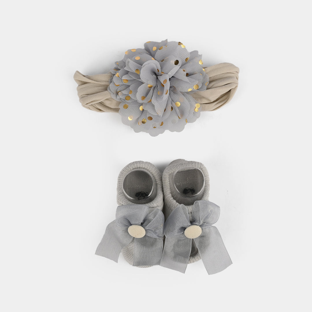 Baby Gift Set Socks With Headband | 0M+