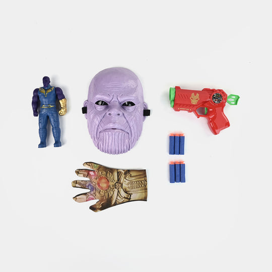 Action Figure Set with Dart Blaster