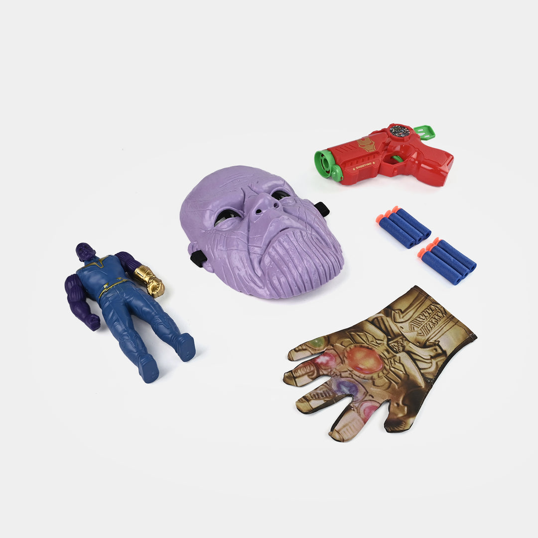 Action Figure Set with Dart Blaster