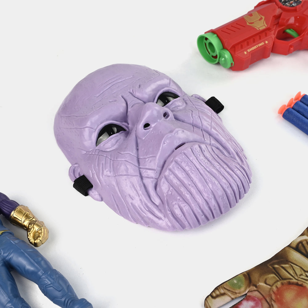 Action Figure Set with Dart Blaster