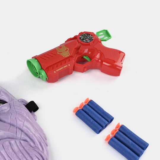 Action Figure Set with Dart Blaster