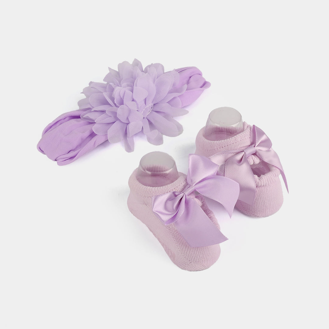 Baby Gift Set Socks With Headband | 0M+