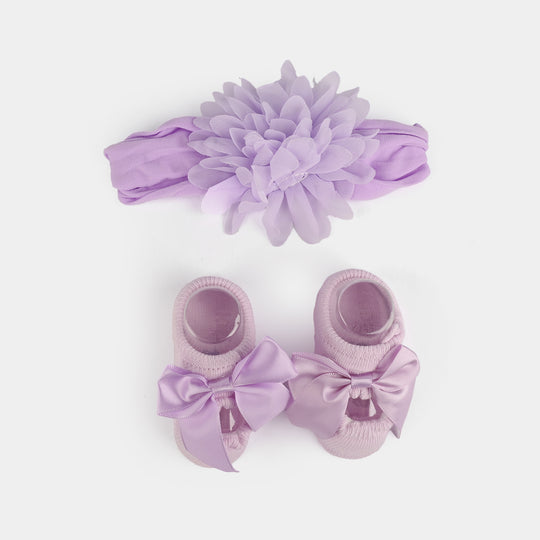 Baby Gift Set Socks With Headband | 0M+