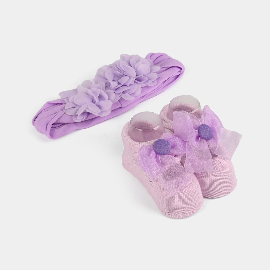Baby Gift Set Socks With Headband | 0M+